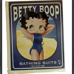Betty Boop Bathing Suits Metal Sign - New